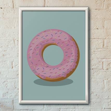 Quadro Decorativo Doces 6 | Wallze