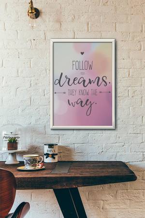 Quadro Decorativo Dreams - vista aproximada da impressão
