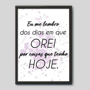 Quadro Decorativo Eu me Lembro - quadro decorativo em ambiente decorado