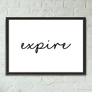 Quadro Decorativo Expire - quadro decorativo em ambiente decorado