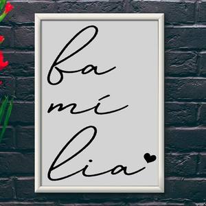 Quadro Decorativo Família | Wallze