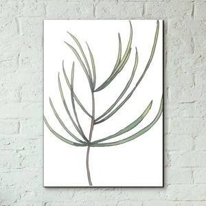 Quadro Decorativo Folha - detalhe da moldura e acabamento
