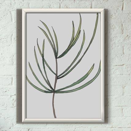 Quadro Decorativo Folha | Wallze