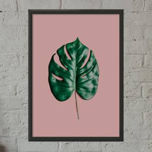 Quadro Decorativo Folha - quadro decorativo em ambiente decorado