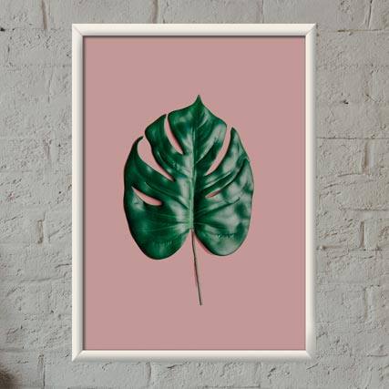Quadro Decorativo Folha | Wallze