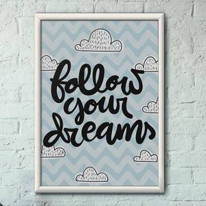 Quadro Decorativo Follow Your Dreams | Wallze