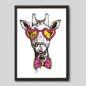 Quadro Decorativo Girafa Cool | Wallze