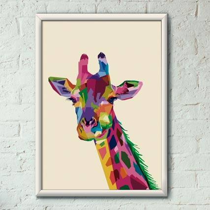 Quadro Decorativo Girafa | Wallze