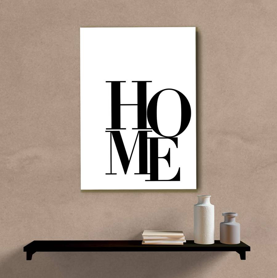 Quadro Home - quadro decorativo em ambiente decorado