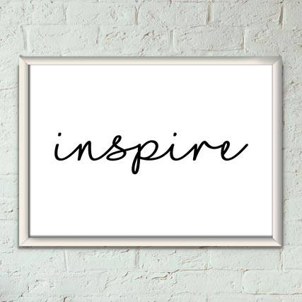Quadro Decorativo Inspire | Wallze