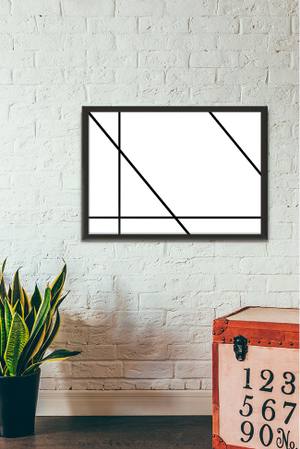 Quadro Decorativo Listras - vista aproximada da impressão