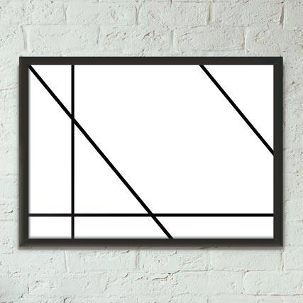 Quadro Decorativo Listras | Wallze