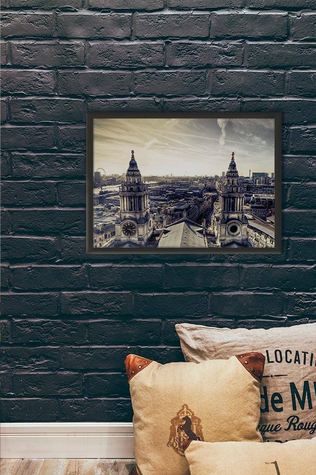 Quadro Londres - 03 - quadro decorativo em ambiente decorado