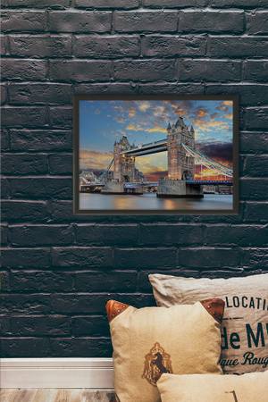 Quadro Londres - 05 - quadro decorativo em ambiente decorado