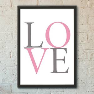 Quadro Decorativo Love - quadro decorativo em ambiente decorado