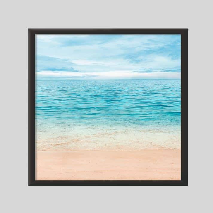 Quadro Decorativo Mar - quadro decorativo em ambiente decorado
