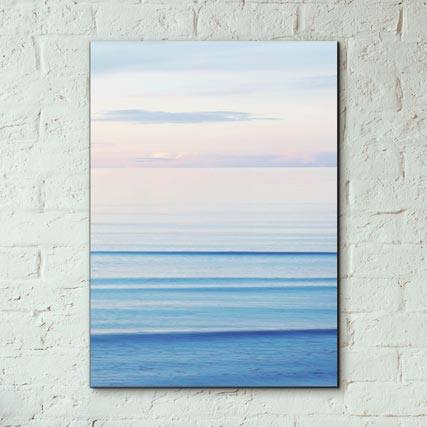 Quadro Decorativo Mar - detalhe da moldura e acabamento
