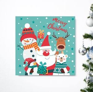 Quadro Decorativo Noel - detalhe da moldura e acabamento