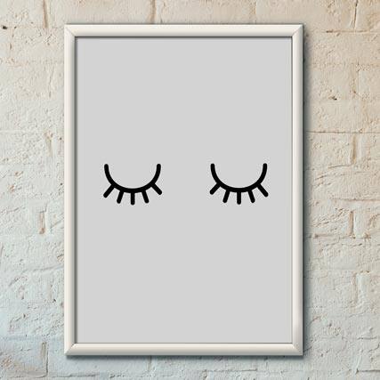Quadro Decorativo Olhinhos | Wallze