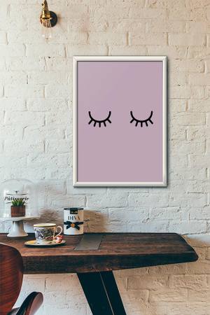 Quadro Decorativo Olhinhos - vista aproximada da impressão