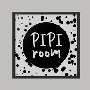 Quadro Decorativo Pipi Room | Wallze