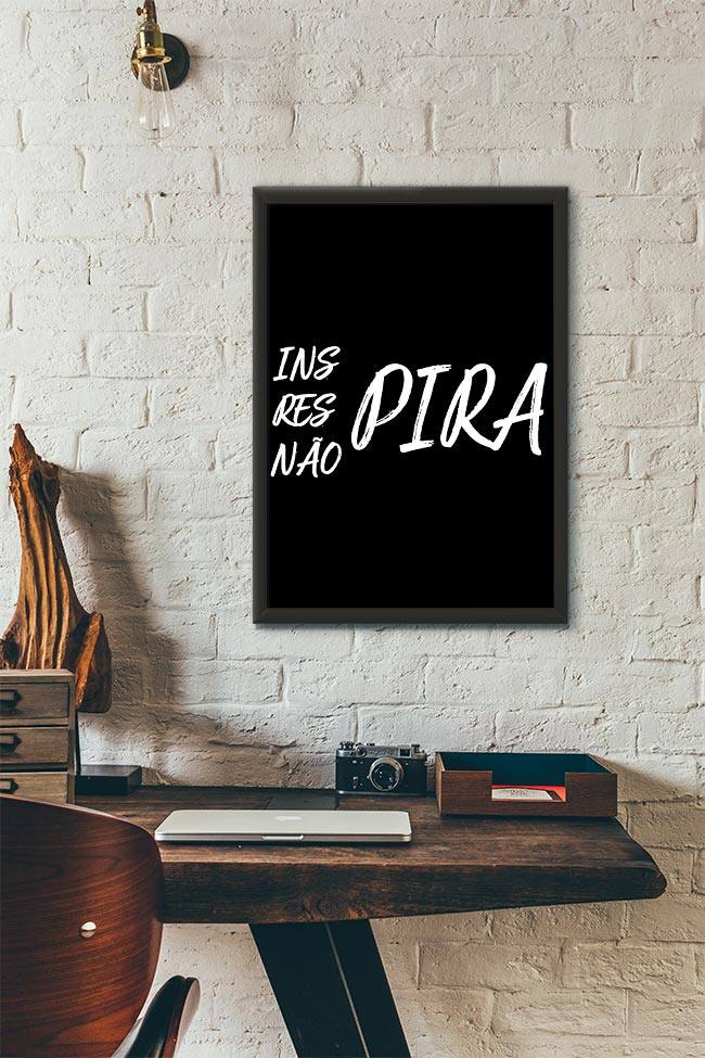 Quadro Decorativo Pira - vista aproximada da impressão