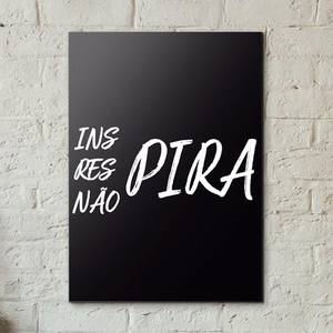 Quadro Decorativo Pira - detalhe da moldura e acabamento