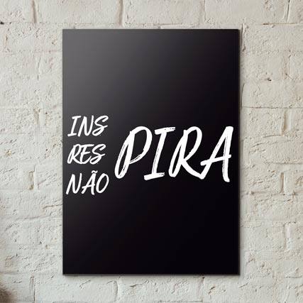 Quadro Decorativo Pira - detalhe da moldura e acabamento