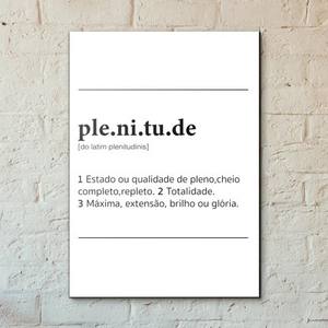 Quadro Decorativo Plenitude - detalhe da moldura e acabamento
