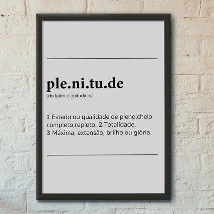 Quadro Decorativo Plenitude | Wallze