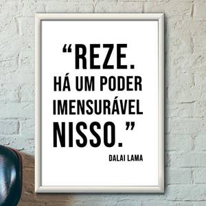Quadro Decorativo Reze - quadro decorativo em ambiente decorado