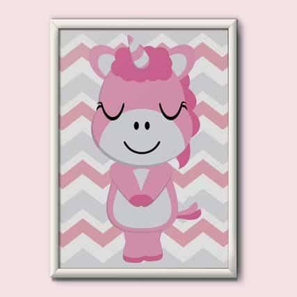 Quadro Decorativo Unicórnio | Wallze