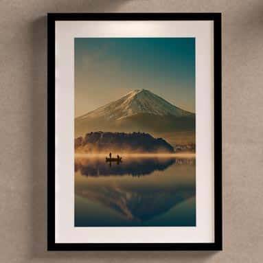 Quadros Decorativos Paisagens para sala ou quarto - vista aproximada da impressão